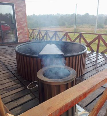 Puerto Montt Casa | cabaña vista al volcán con opción a tinaja