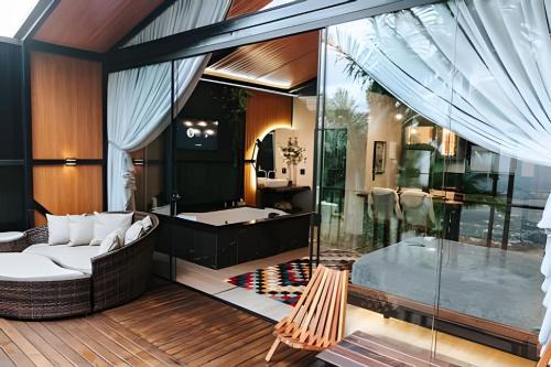 Morro dos Ventura Apartamento | Cabana Vista Ilha/Santo Amaro da Imperatriz