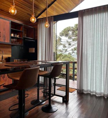 Urubici Chalet De Esquí | Cabana Ohana, Espaçosa, Aconchegante e Completa