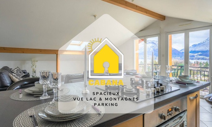 Cessenaz Apartamento | Cabana & Panorama Lake Annecy