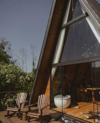 Nova Petropolis Chalet De Esquí | Cabana romântica com hidromassagem próx ao centro.