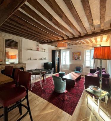 Centre Ancien Apartamento | Caen duplex T2 confort 18è s coeur de ville avec Vayny