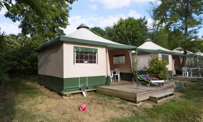 Foix Casa | Camping du Lac *** - Tienda amueblada Cyrus 3 habitaciones 4 personas sin baño