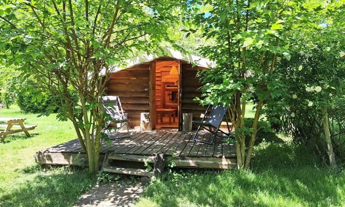 Arlebosc Casa | Acampar viaducto ** - cabaña de madera 3 habitaciones 4 Personas