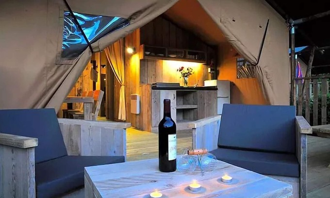 Cenac-et-Saint-Julien Casa | Camping Romanée Le Lou Castel**** - COMFORT Lodge - 2 bedrooms for 5 people