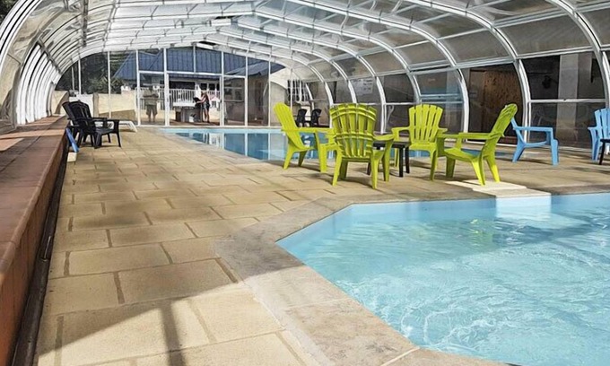 Neuveglise-sur-Truyere Casa | Camping Flower le Belvédère**** - Jungle Lodge Comfort Tent 3 rooms 4 people Without Sanitary