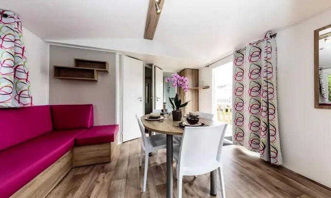 Fouesnant Casa | Camping La Roche Percée **** - Comfort mobile home 3 rooms 4/5 people