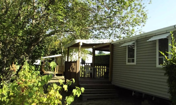 Le Grand Serre Casa | Camping le Grand Cerf **** - Mobile home Comfort 4p (27m2) with covered terrace, 2 bedrooms, air conditioning 4 people