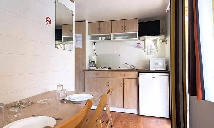 Arles-sur-Tech Casa | Camping Paradis le Vallespir*** - Mobile home Colchique 2 rooms 2 people