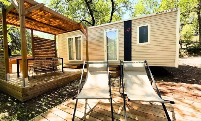 Cendras Casa | Camping Sunêlia La Clémentine **** - Mobil-home Sunêlia Prestige - 2 chambres 4 personnes