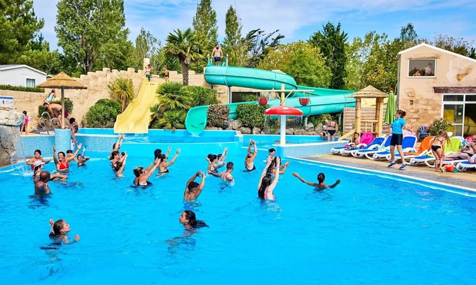 Olonne-sur-Mer Casa | Camping **** Bois Soleil - Casa móvil 2 habitaciones 2 personas