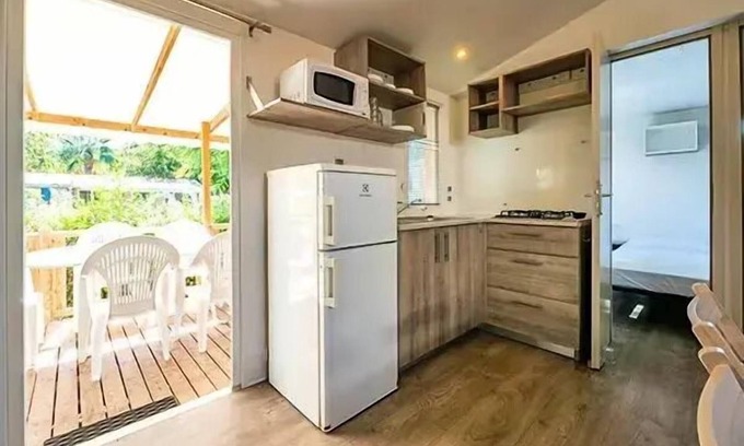 Saint-Yvi Casa | Campsite Le Bois de Pleuven* - Classic 4-room mobile home for 6 people