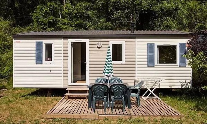 Saint-Yvi Casa | Campsite Le Bois de Pleuven* - Mobil-home Classic 3 rooms 4 people