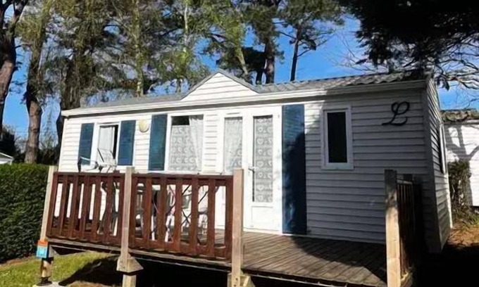 Tredrez-Locquemeau Casa | Camping Les Capucines **** - Mobilhome para 4 personas