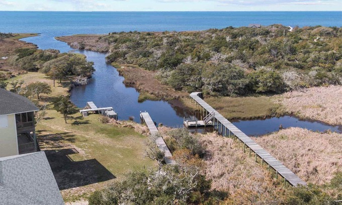 Frisco Casa | Canalfront Dog Friendly Home in Frisco with Elevator and Private Boat Dock