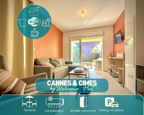 Saint-Andre Apartamento | Cannes et Cimes, T2 spacieux climatisé & terrasse