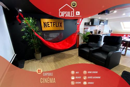 Valenciennes Apartamento | Capsule Cinéma - Balneo home cinema playstation 5