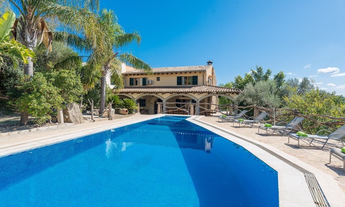 Selva Villa | CAS CARRO (SA TEULERA) - Espectacular villa, con piscina privada y preciosas vistas a las