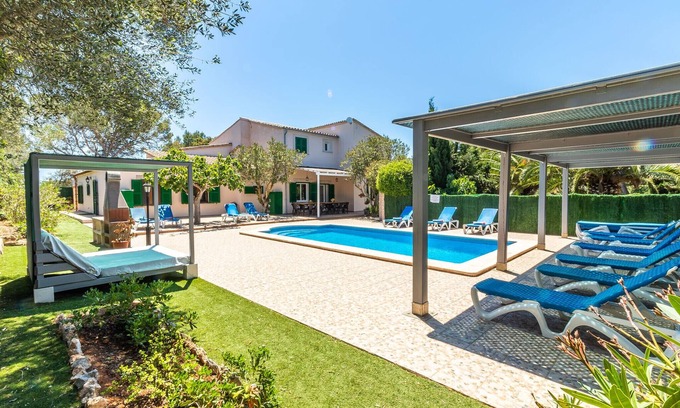 Cala Santany Chalet De Esquí | Casa de vacaciones junto al mar con piscina privada cerca de la playa en Cala Santanyí