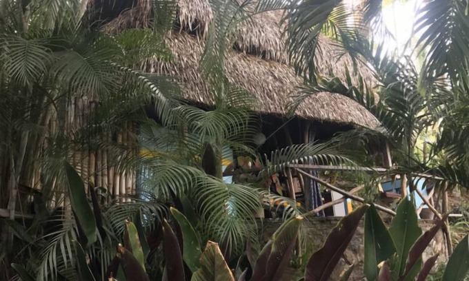 Yelapa Cabina | CASA LAS PAROTAS Palapa Casita with Loft Bedroom, Overlooks Yelapa Bay.