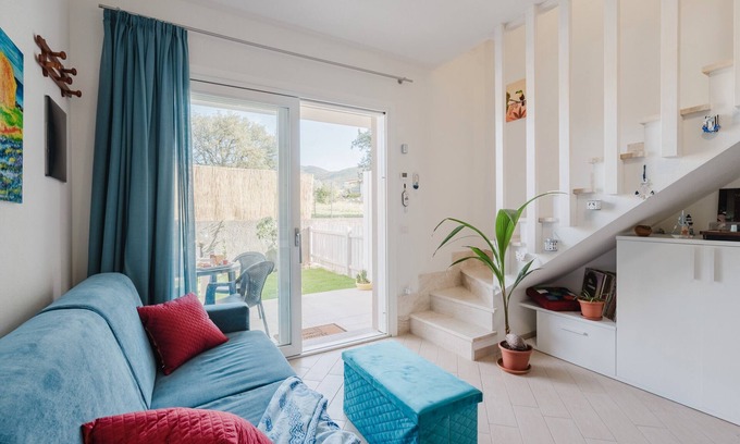 Viddalba Apartamento | Casa Lidia, with Shared Pool, Private Parking and Garden; Bouganville Residence in Viddalba