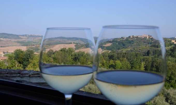 Terricciola Apartamento | Casa Magnolia Disfrute de una vista inigualable y espectaculares puestas de sol - CIELO