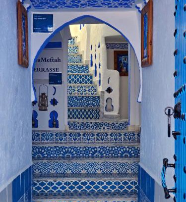 Medina of Chefchaouen Apartamento | Casa Meftah Blue