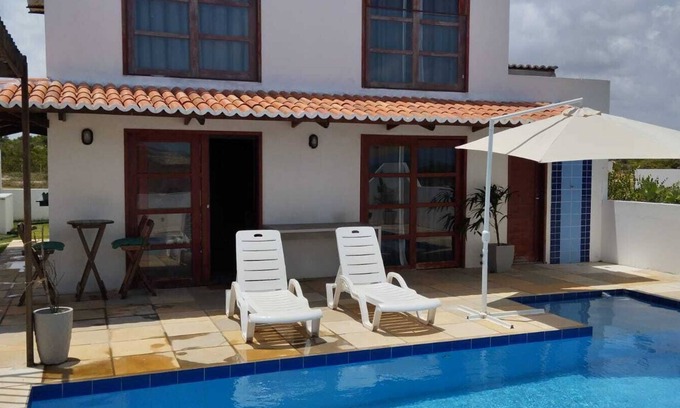 Touros Casa | Casa,piscina,3 Suítes,arcondicionado, Vista pra Praia , Lado Farol do Calcanhar