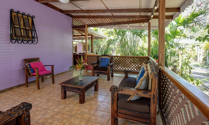 Punta Uva Chalet De Esquí | Casa Violeta Casa frente a la playa en Punta Uva con 3 habs y A/C
