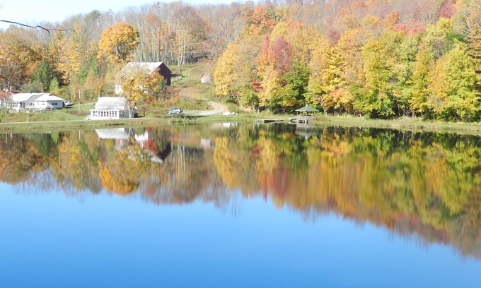 Roscoe Otro | RESERVE SU FIN DE SEMANA DE OTOÑO AHORA! 2 granjas, lago de 9 acres, 52 acres, capacidad para 20