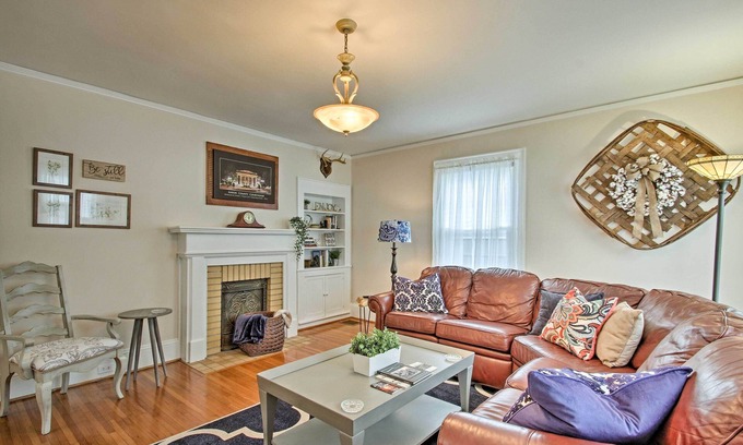 Wadesboro Casa | Central Wadesboro Home - A pie de tiendas del centro!