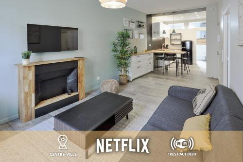 Blain Apartamento | Centre-ville - Fibre - Netflix - T2 L'ISAC