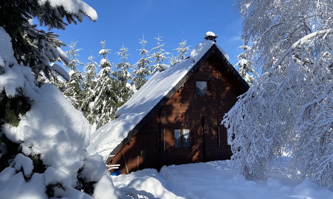 Tauves Chalet De Esquí | CHALET 70 m2 - 6 PERS - cerca de MONT DORE / SUPER BESSE - 1000 m2 de terreno cerrado