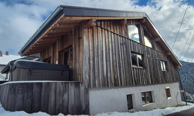 Les Gets Chalet De Esquí | Chalet Abeille 12 Guests Hot Tub Free Ski Bus