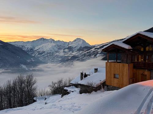 Sainte-Foy-Tarentaise Chalet De Esquí | Chalet authentique avec jacuzzi proche de Val d'Isère