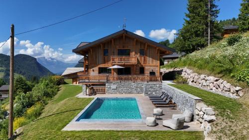 Les Gets Chalet De Esquí | Chalet Caly - 15pers - vue montagne