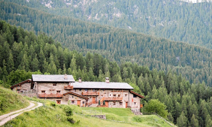 Marmora Chalet De Esquí | Chalet 'Civico 12' con vistas a la montaña, jardín compartido y Wi-Fi