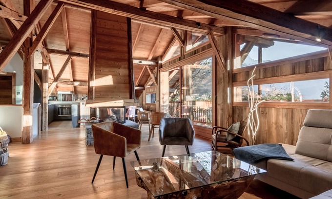 Servoz Chalet De Esquí | Chalet du Mont - Sauna Privé - Haut standing