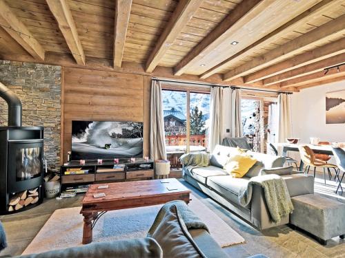 Les Menuires Chalet De Esquí | Chalet familial aux Menuires, sauna, parking, proche pistes de ski - FR-1-613B-12