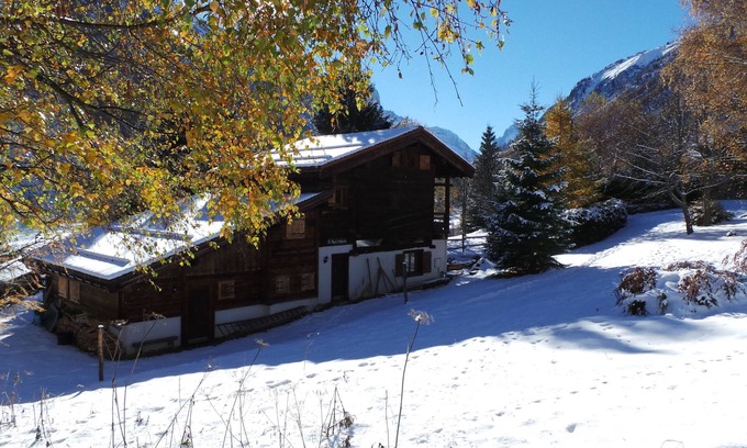 Vallorcine Chalet De Esquí | Chalet-Familiar-Baño privado con bañera-Vista a la Montana