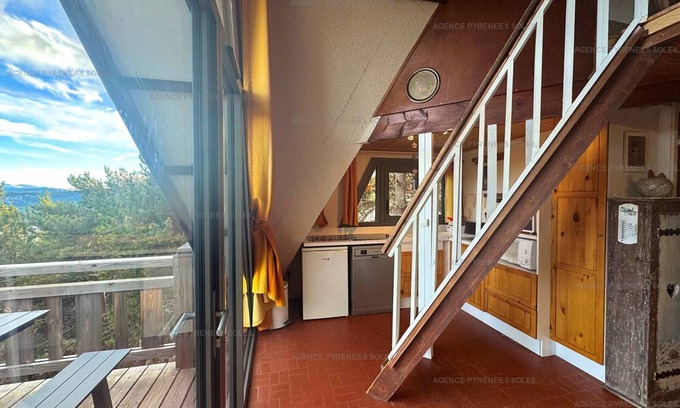 Les Angles Chalet De Esquí | Chalet para 6 con balcón y parking en Les Angles
