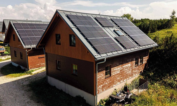 Ebensee Casa | Chalet Hölkogel | Sauna | Kitchen | Mountain