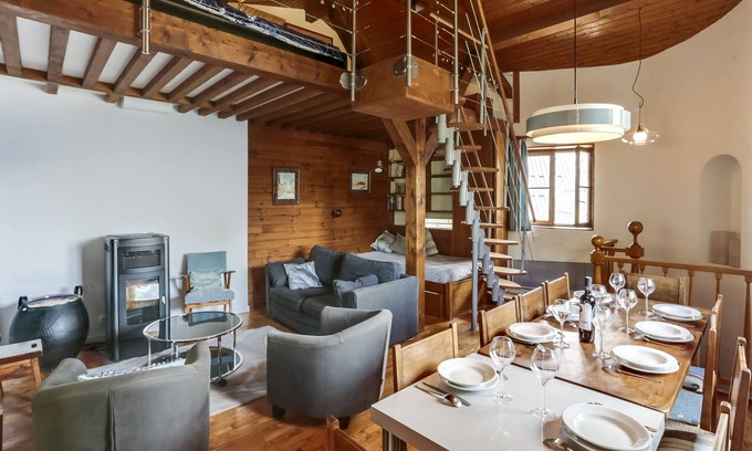 Huez-en-Oisans Chalet De Esquí | Casa de montaña (madera / piedra) - Huez