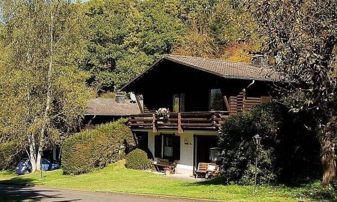 Schoenecken Chalet De Esquí | Chalet en Alemania con Chimenea y Terraza
