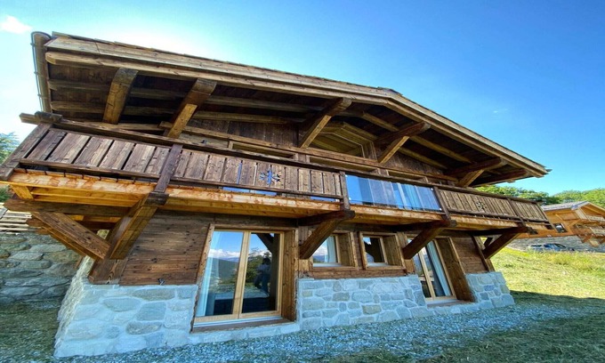 Vex Chalet De Esquí | Chalet en Les Masses con jardín