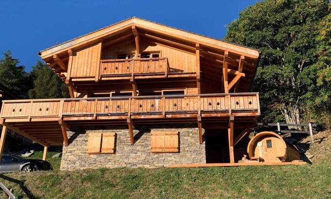 Vex Chalet De Esquí | Chalet en Les Masses con jardín