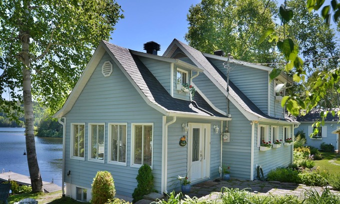 La Minerve Casa | Chalet Le Geai Bleu - Laurentides - Minerve - Bord de l'eau