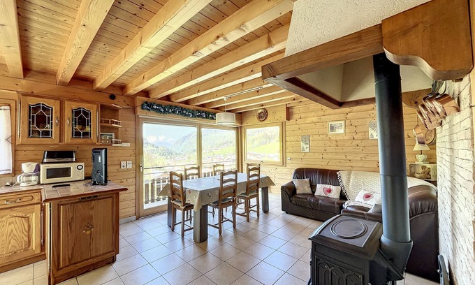 Les Gets Chalet De Esquí | Chalet Les Hotelières - 8 pers - Proche des pistes