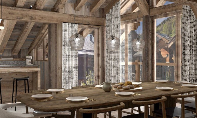 Le Raffort Chalet De Esquí | Chalet en Méribel 12 pers con piscina y sauna