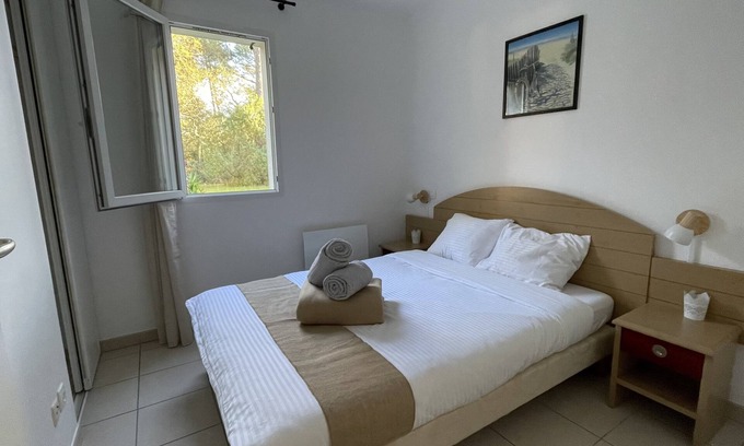 Ondres Casa | Chalet Pour 5 Pers au Calme, Plage à Pieds Avec Piscine/tennis/pétanque/parking